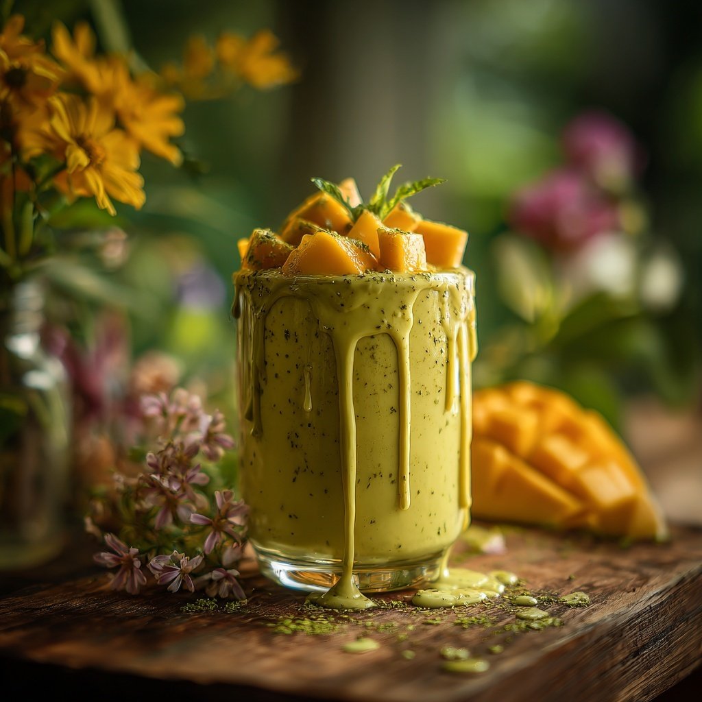 Mango Matcha Smoothie Delight