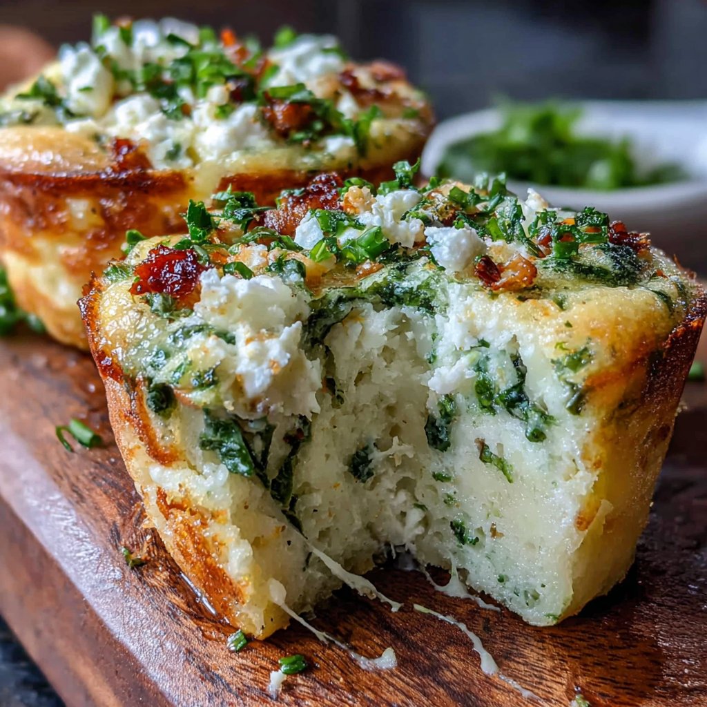 Spinach Feta Egg Cups