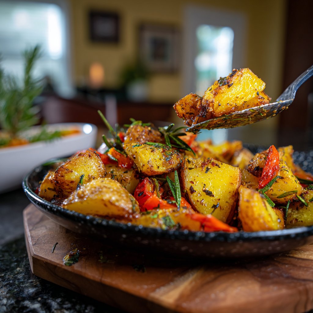 Vibrant Airfryer Potato Medley