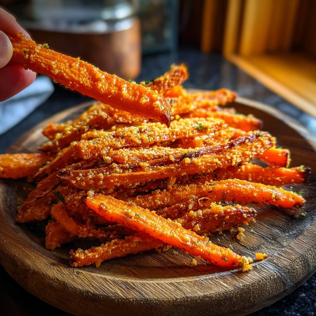 Ginger Garlic Carrot Sticks