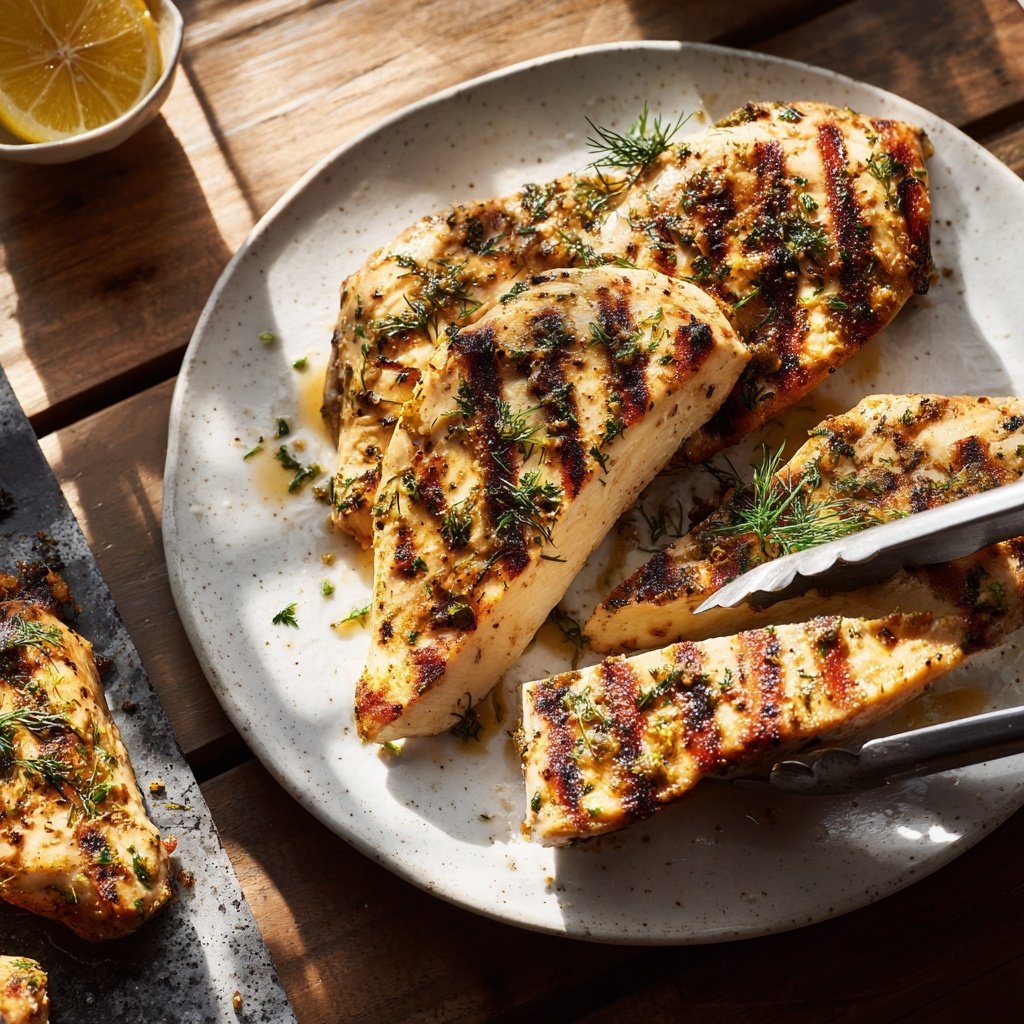 Grilled Lemon Dill Chicken