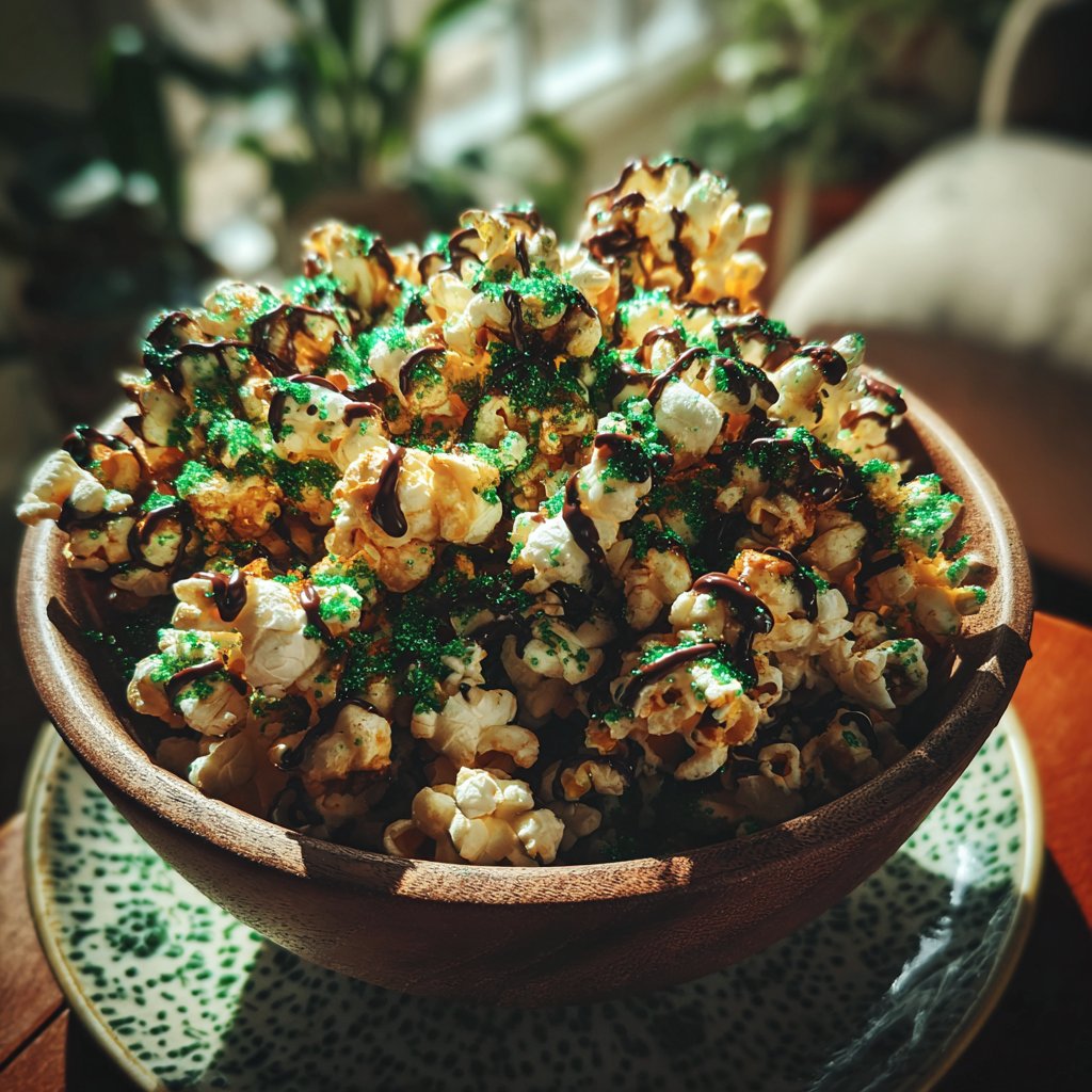 Easy St. Patrick’s Day Popcorn