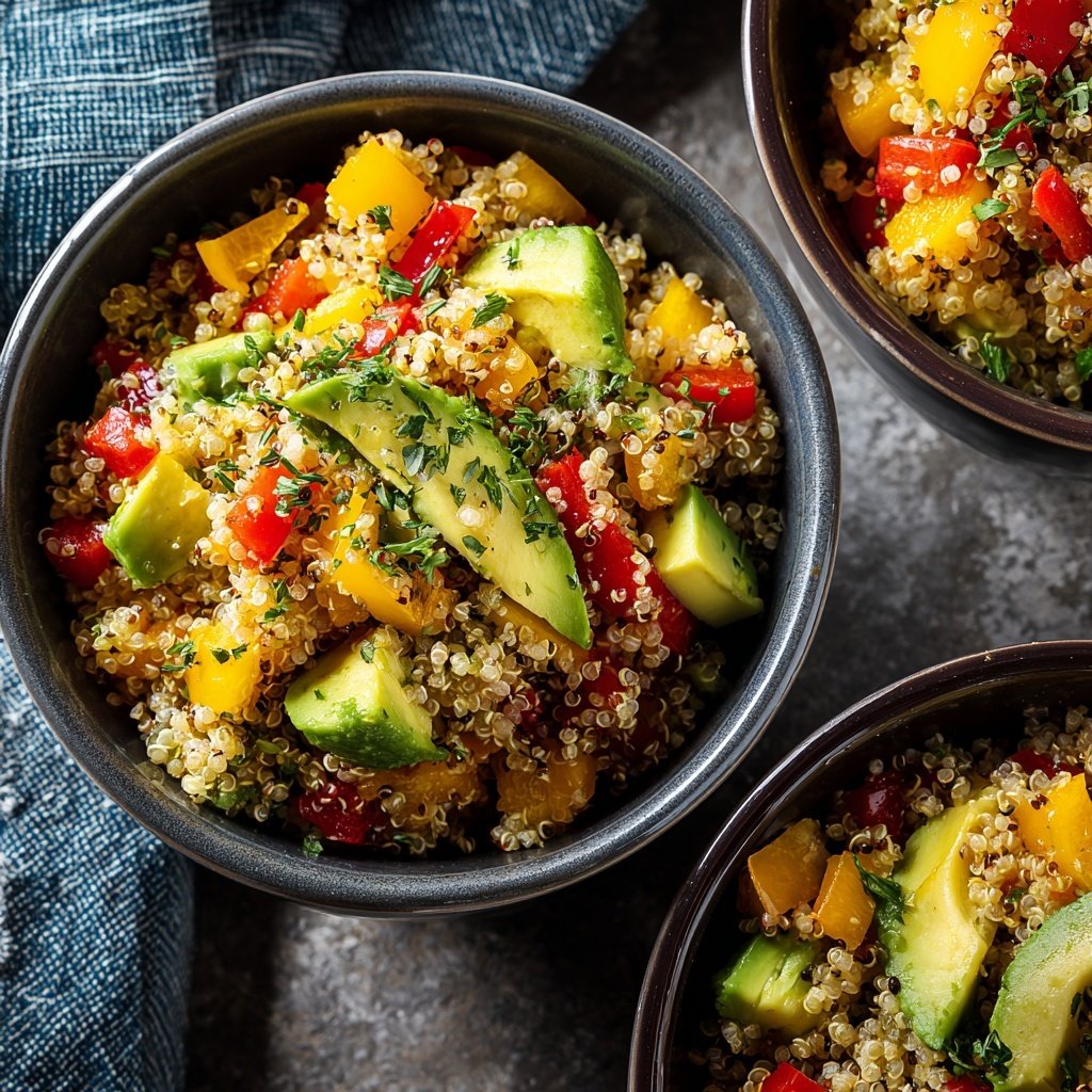 Zesty Quinoa Salad Bowls