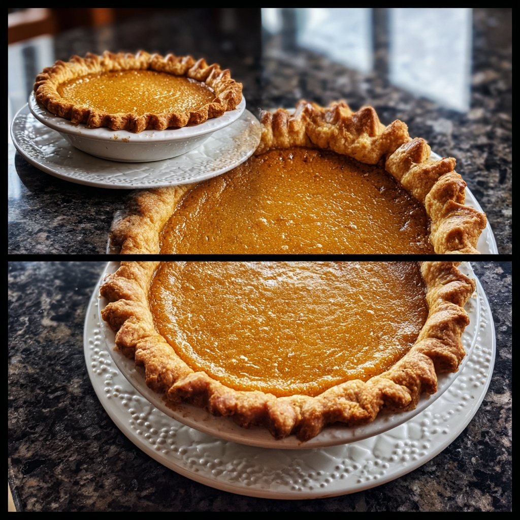 Festive Spiced Pumpkin Pie