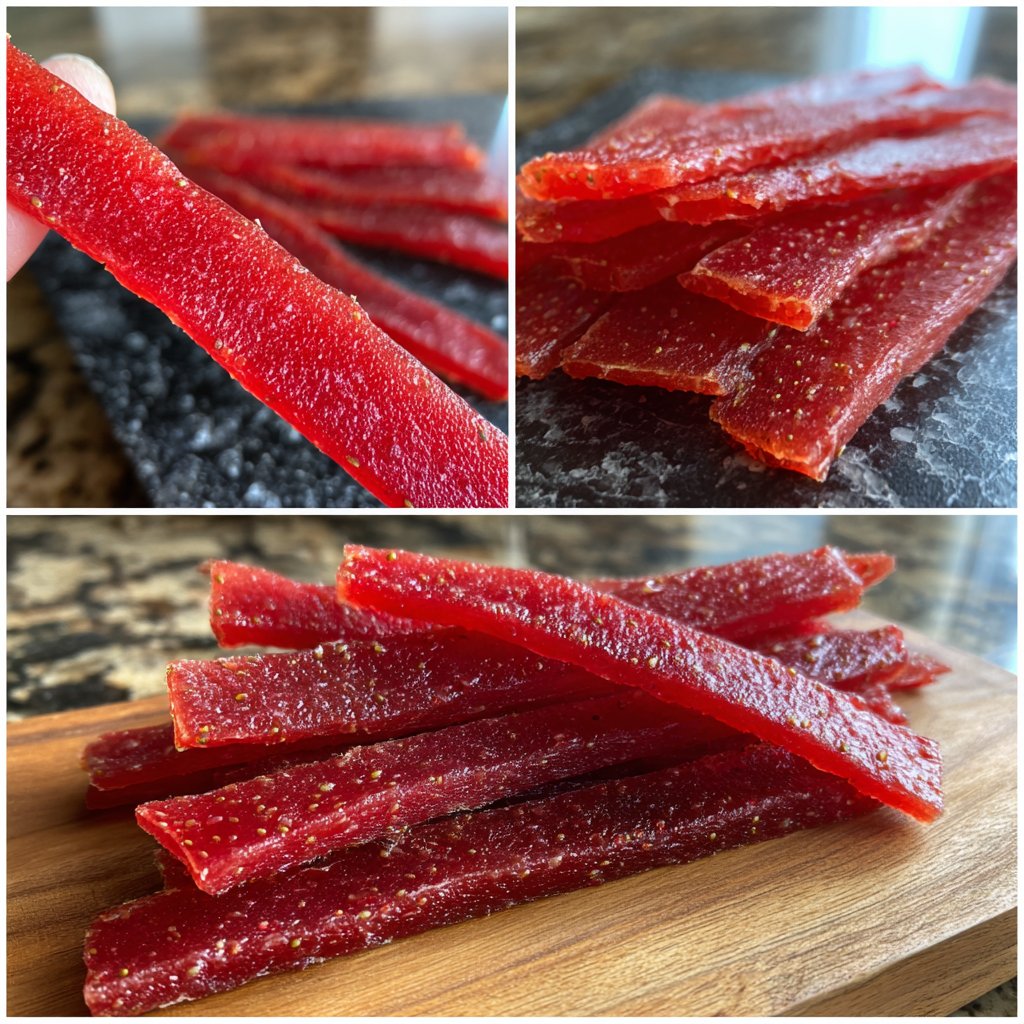 Homemade Strawberry Fruit Leather